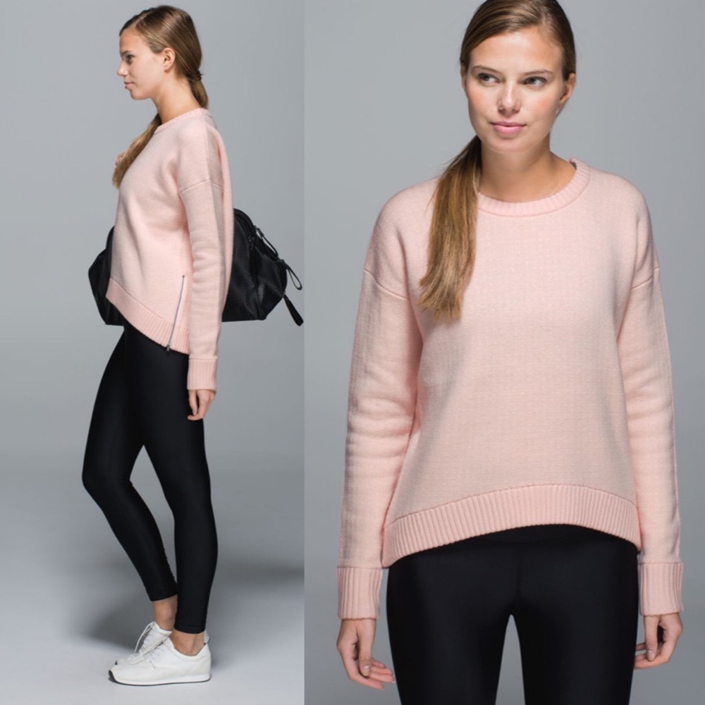 Lululemon Yogi Crew Pullover Wool Sweater